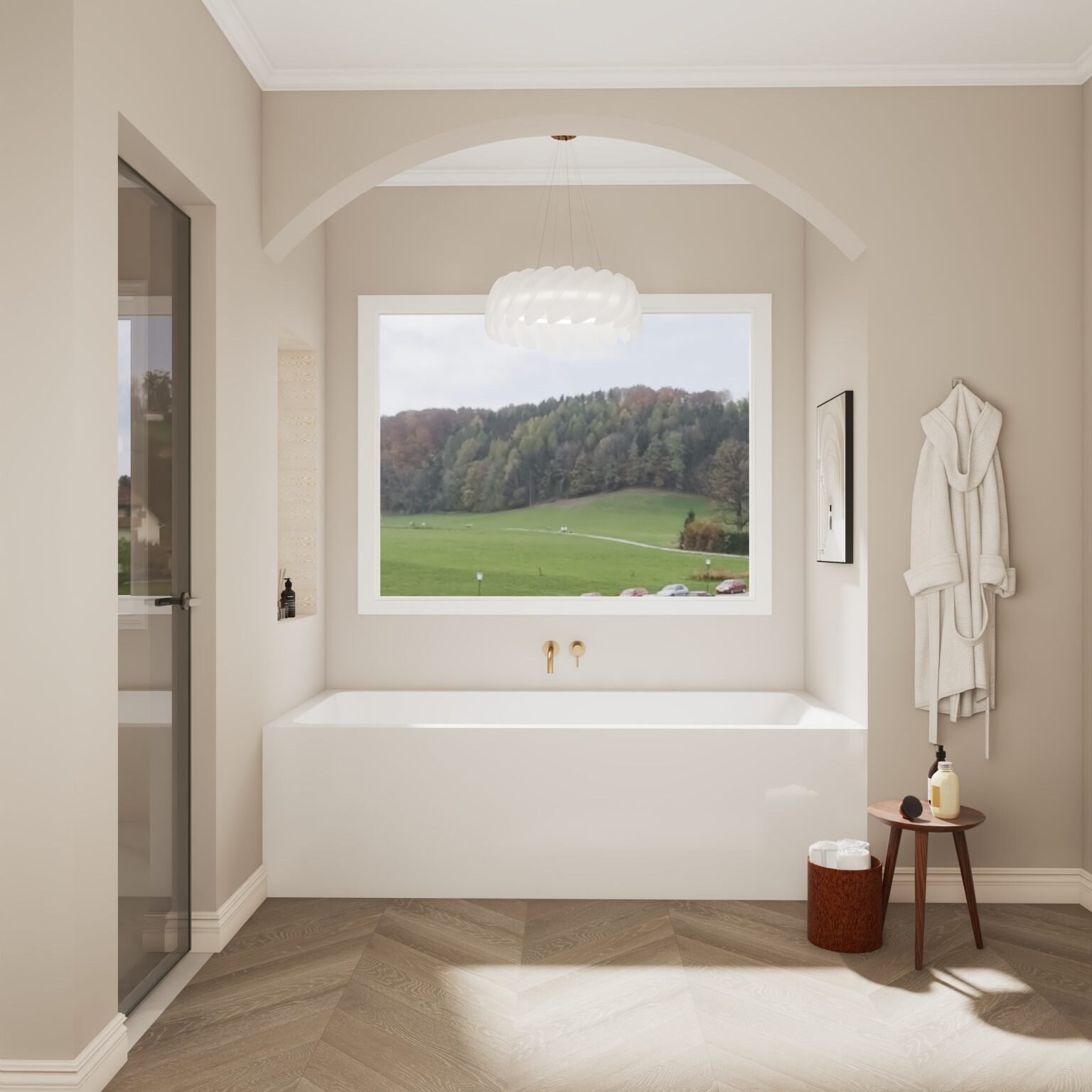 Salvere Alcove Tub