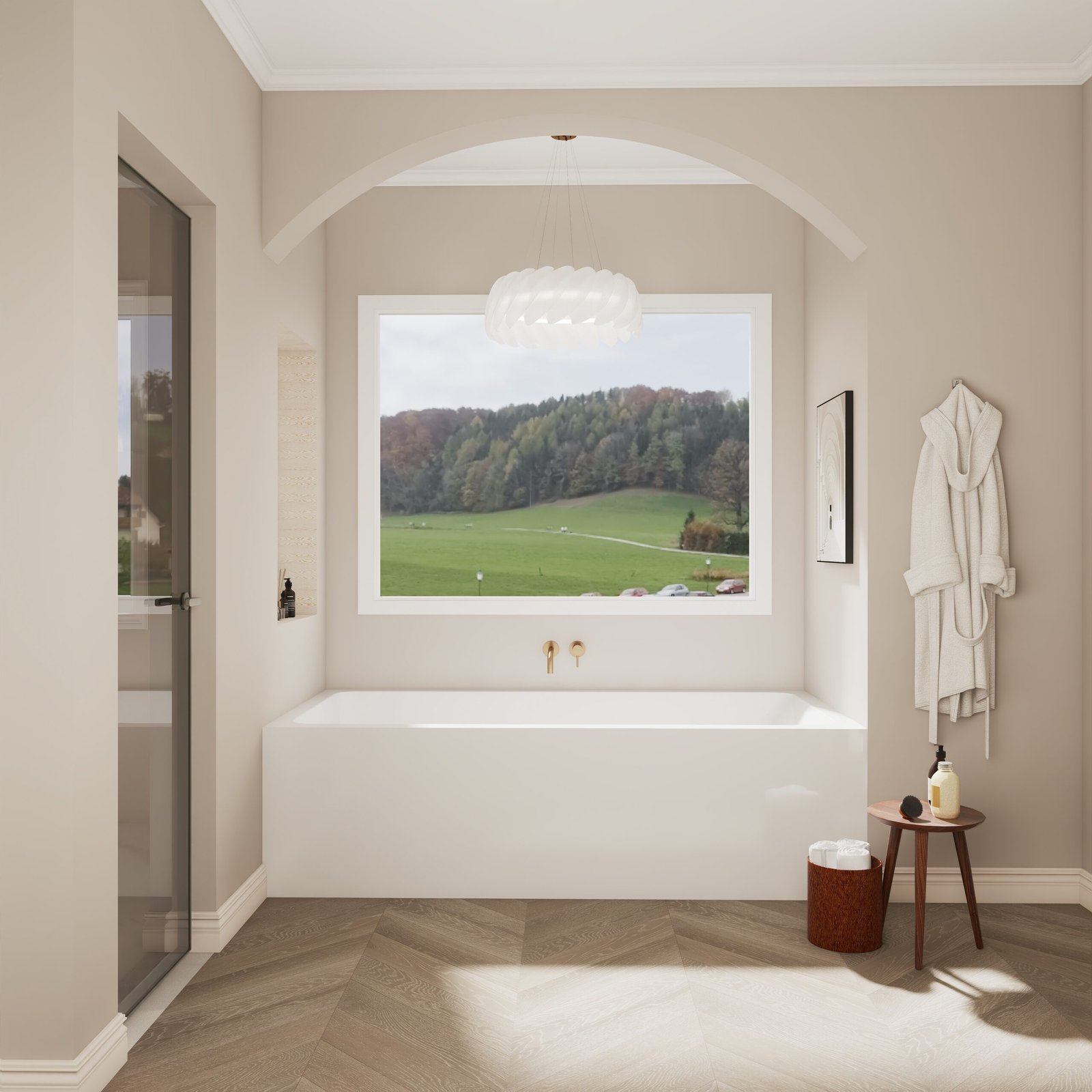 Salvere Alcove Tub