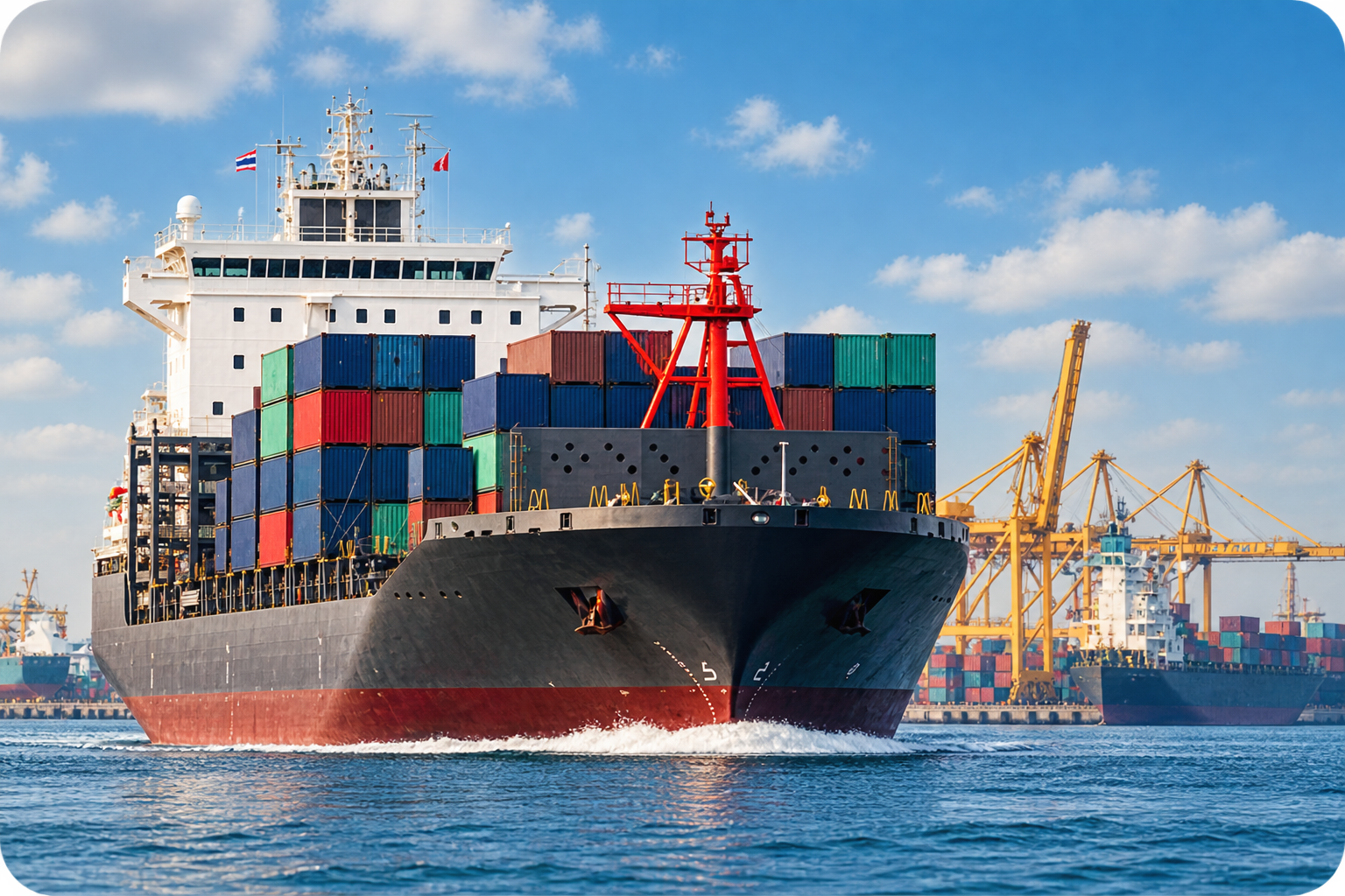 Ocean freight volatility and container shipping costs